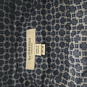 Burberry Men's Dress Shirt - Navy